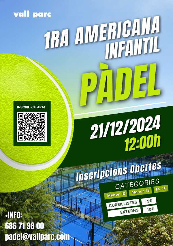 americana infantil padel