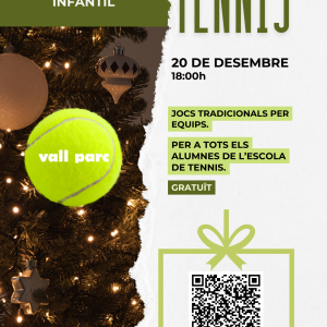 cartel tenis navidad torneo vall parc